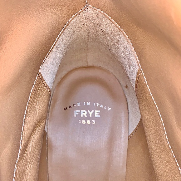 FRYE RARE Tooled Leather Ankle Bootie Boots Made in Italy Brown Women’s Size 10 - Picture 7 of 11